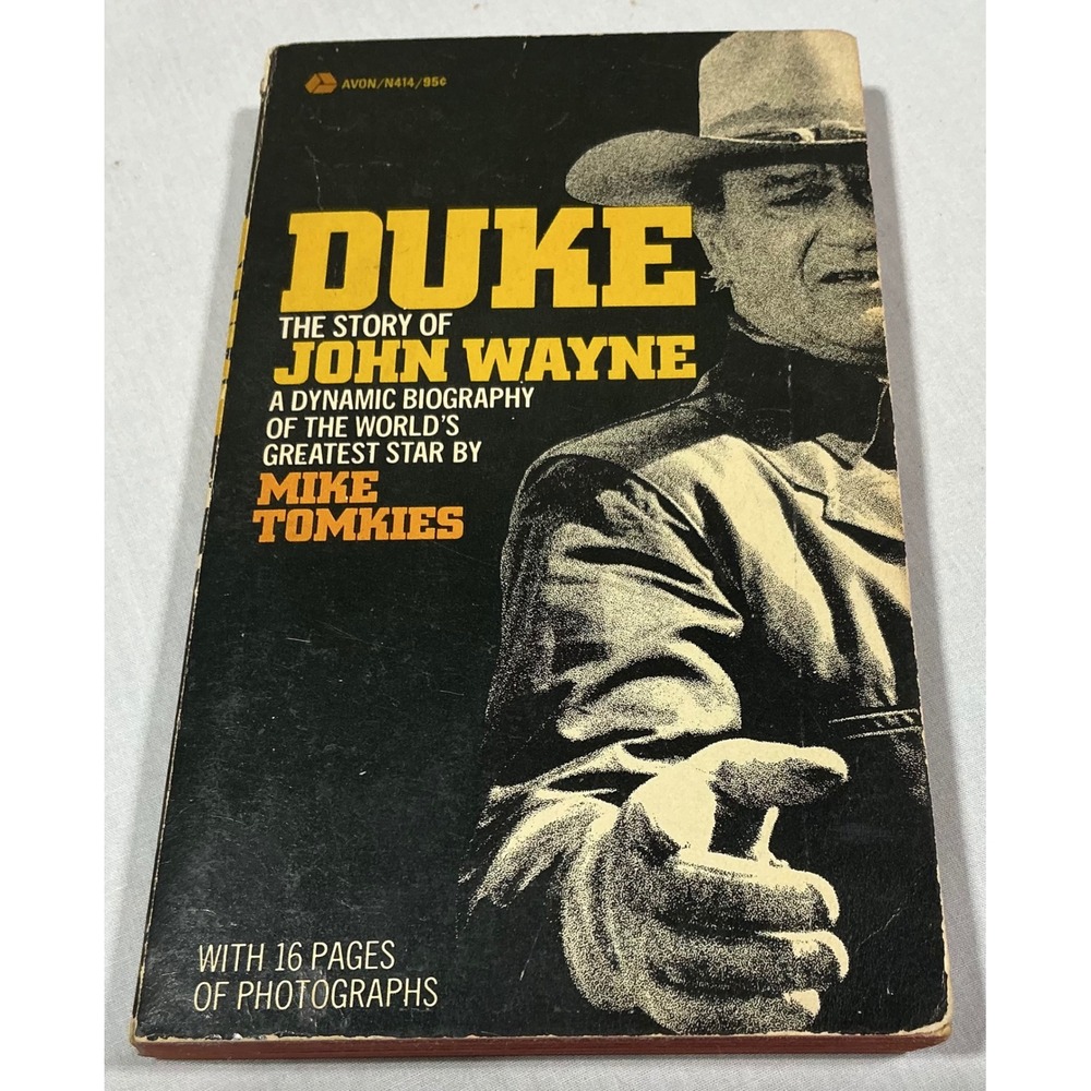 Duke The Story of John Wayne Mike Tomkies 1972 Paperback Biography
